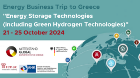 BayFOR at the Energy Business Trip to Greece on 'Energy Storage Technologies (including Green Hydrogen Technologies)'