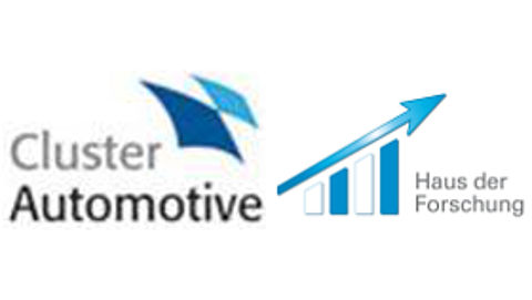 Logo Cluster Automotive und Haus der Forschung