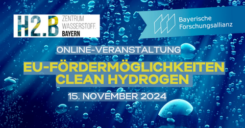 Kommende EU-Fördermöglichkeiten im Bereich Clean Hydrogen - Information und Teilnahmemöglichkeiten