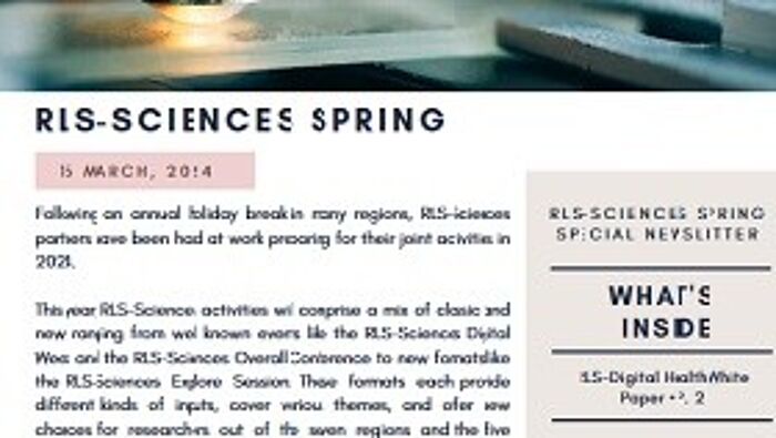 Frühlingsausgabe des RLS-Sciences Newsletters veröffentlicht