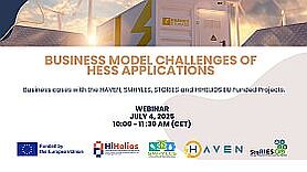 Webinar: 'Powering the Future: Business model challenges of HESS application'. Webinar: 'Powering the Future: Business model challenges of HESS application'.