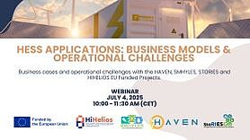 Webinar: 'Powering the Future: Hybrid Energy Storage Systems (HESS): Business Models and Operational Challenges'. Webinar: 'Powering the Future: Hybrid Energy Storage Systems (HESS): Business Models and Operational Challenges'.