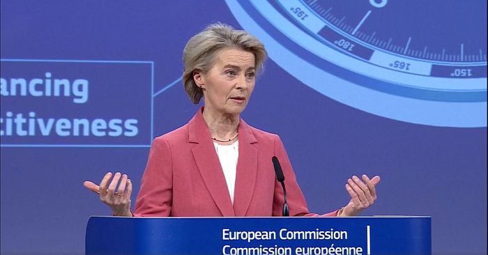 Ursula von der Leyen presents EU compass for Europe's competitiveness