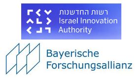 Logos der Bayerischen Forschungsallianz und der Israel Innovation Authority